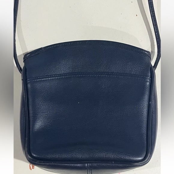 Liz Claiborne Small crossbody purse navy blue Classic Wardrobe Staple - Picture 2 of 11